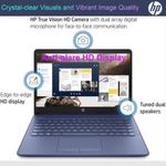 Laptop HP Stream 14" HD Intel Celeron 16GB 564GB Azul Real