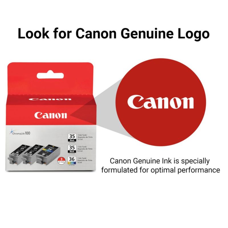 Cartucho de Tinta Canon PGI-35 CLI-36 Pack de Color Negro