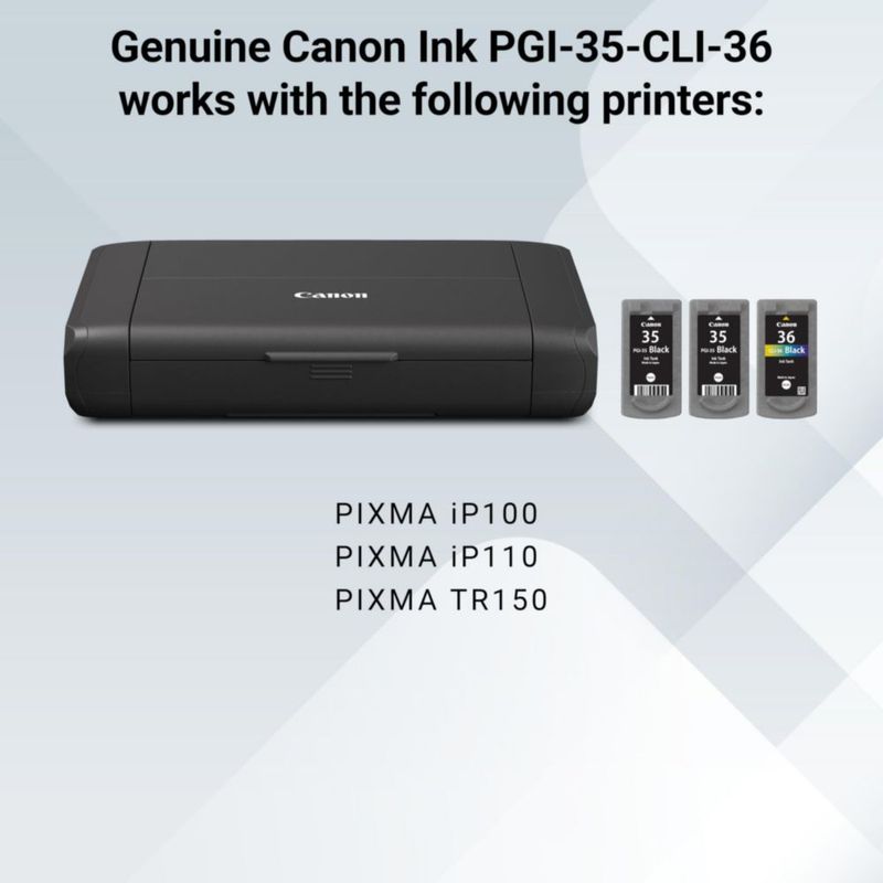 Cartucho de Tinta Canon PGI-35 CLI-36 Pack de Color Negro