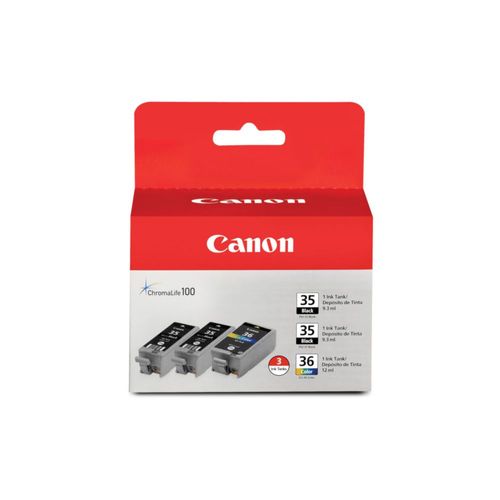 Cartucho de Tinta Canon PGI-35 CLI-36 Pack de Color Negro