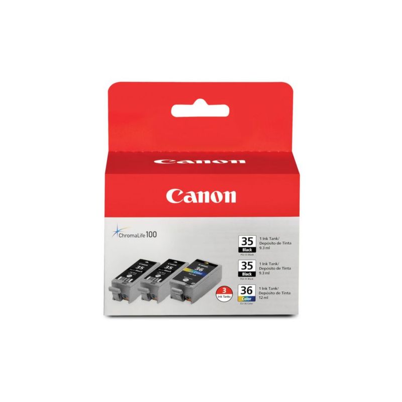 Cartucho de Tinta Canon PGI-35 CLI-36 Pack de Color Negro