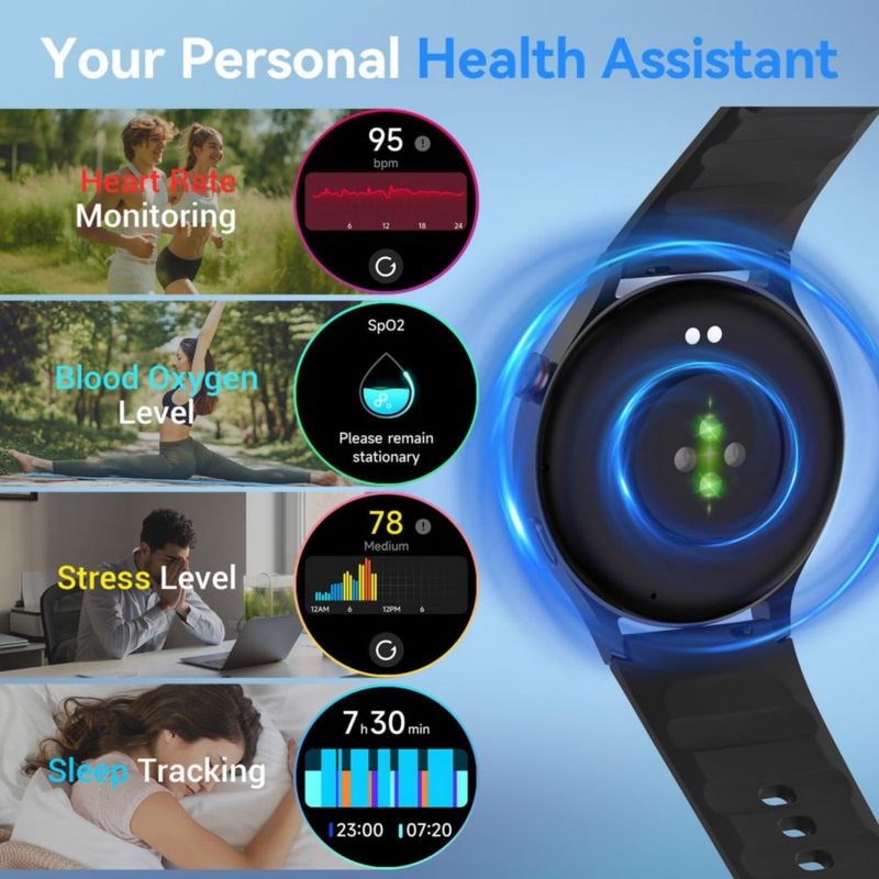Reloj inteligente Fitpolo AR-01 1.3" AMOLED para hombre y mujer IP68
