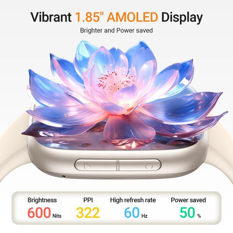 Smartwatch Fitpolo GTX20 1.85" AMOLED Llamadas Bluetooth 3ATM