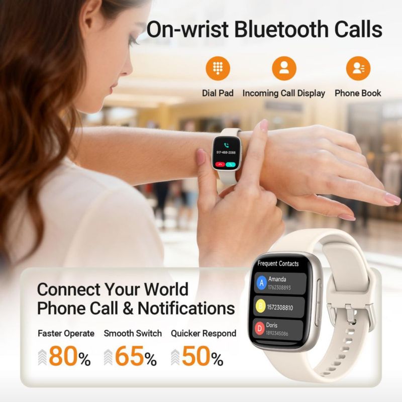 Smartwatch Fitpolo GTX20 1.85" AMOLED Llamadas Bluetooth 3ATM