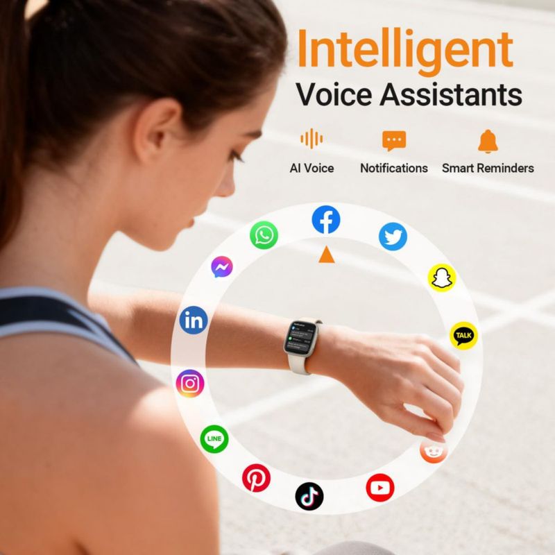 Smartwatch Fitpolo GTX20 1.85" AMOLED Llamadas Bluetooth 3ATM