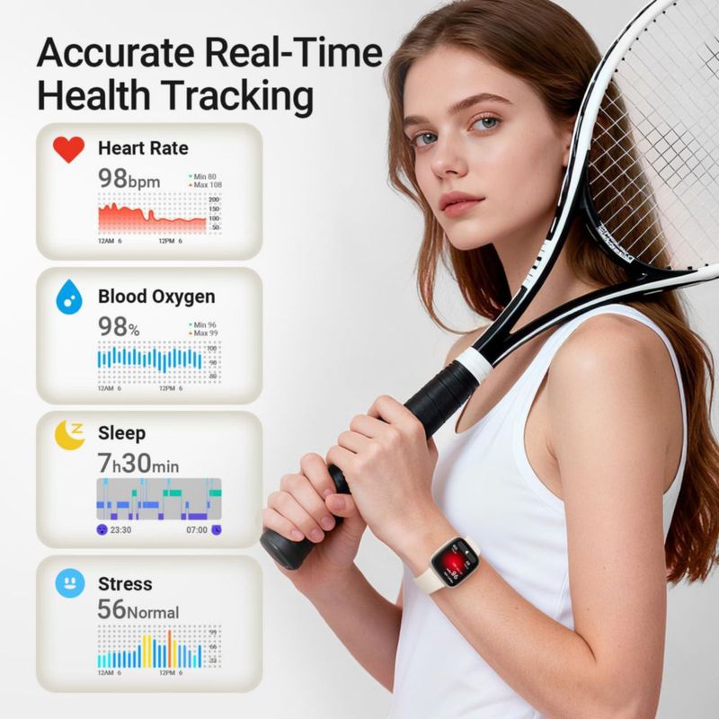 Smartwatch Fitpolo GTX20 1.85" AMOLED Llamadas Bluetooth 3ATM