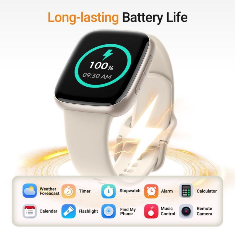Smartwatch Fitpolo GTX20 1.85" AMOLED Llamadas Bluetooth 3ATM