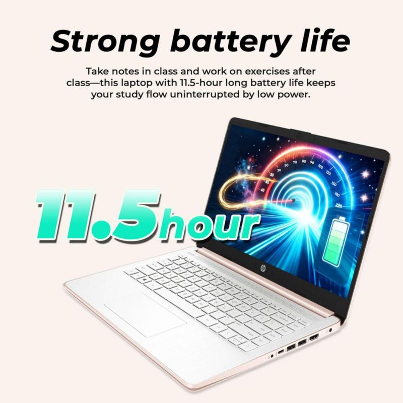 Laptop HP Ultrabook Intel 14" 4GB RAM 64GB SSD Oro Rosa