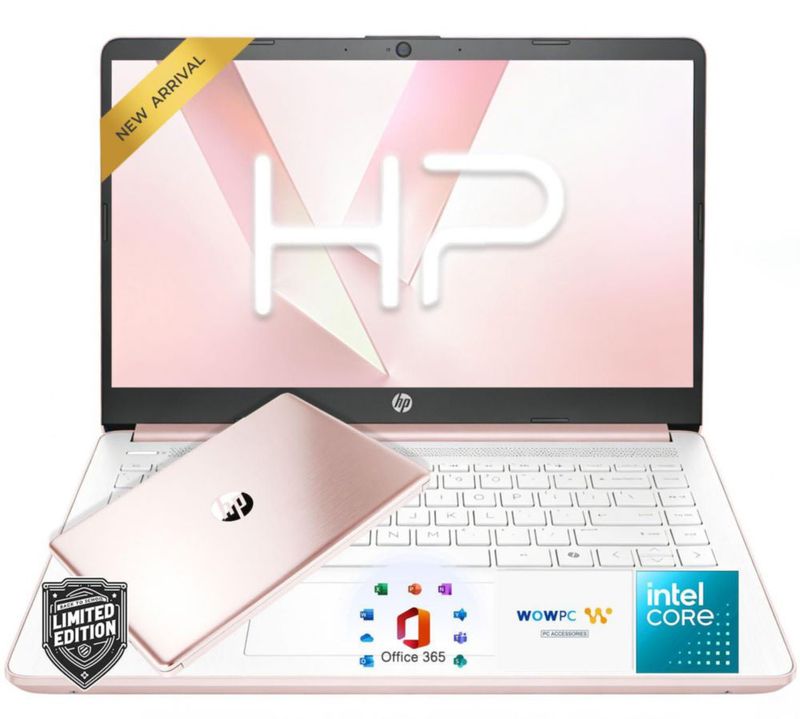 Laptop HP Ultrabook Intel 14" 4GB RAM 64GB SSD Oro Rosa