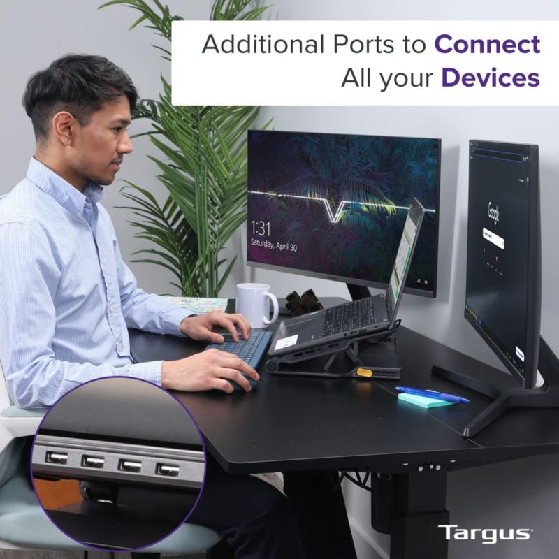 Almohadilla de refrigeración para portátil Targus AWE81US con doble ventilador para 17"