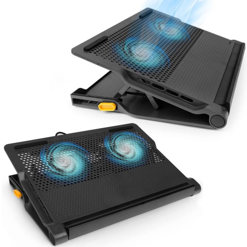 Almohadilla de refrigeración para portátil Targus AWE81US con doble ventilador para 17"