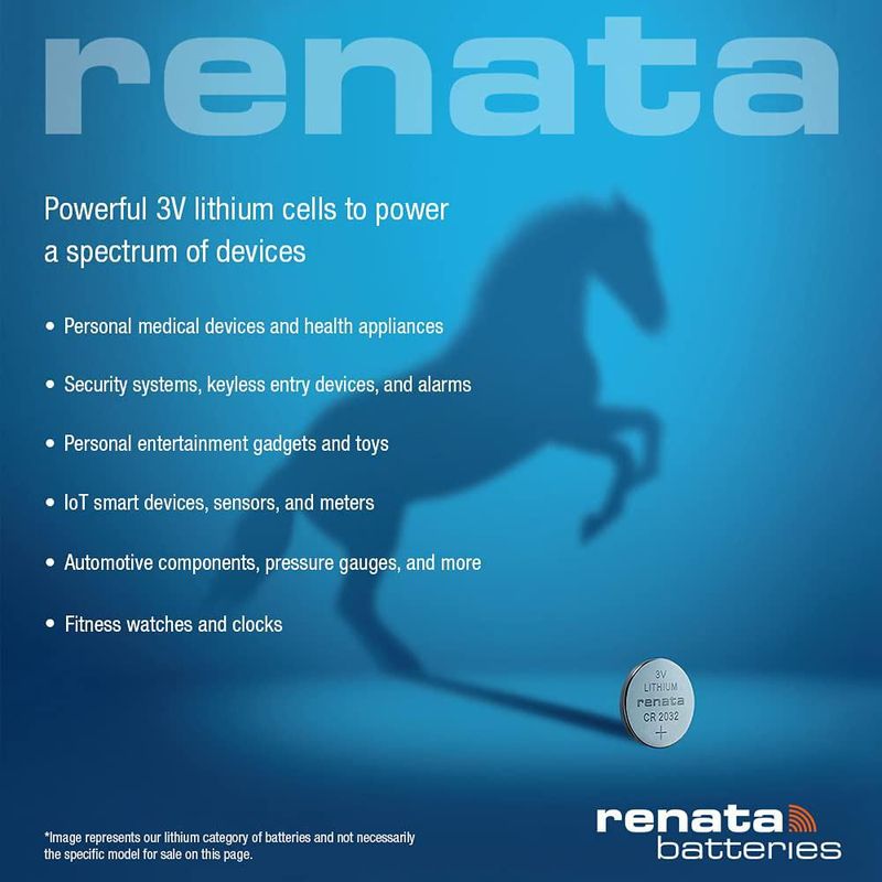 Batería de Litio Renata CR2430 3V Paquete de 5