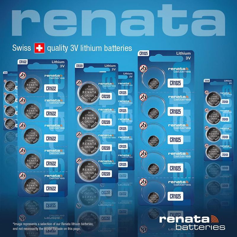 Batería de Litio Renata CR2430 3V Paquete de 5