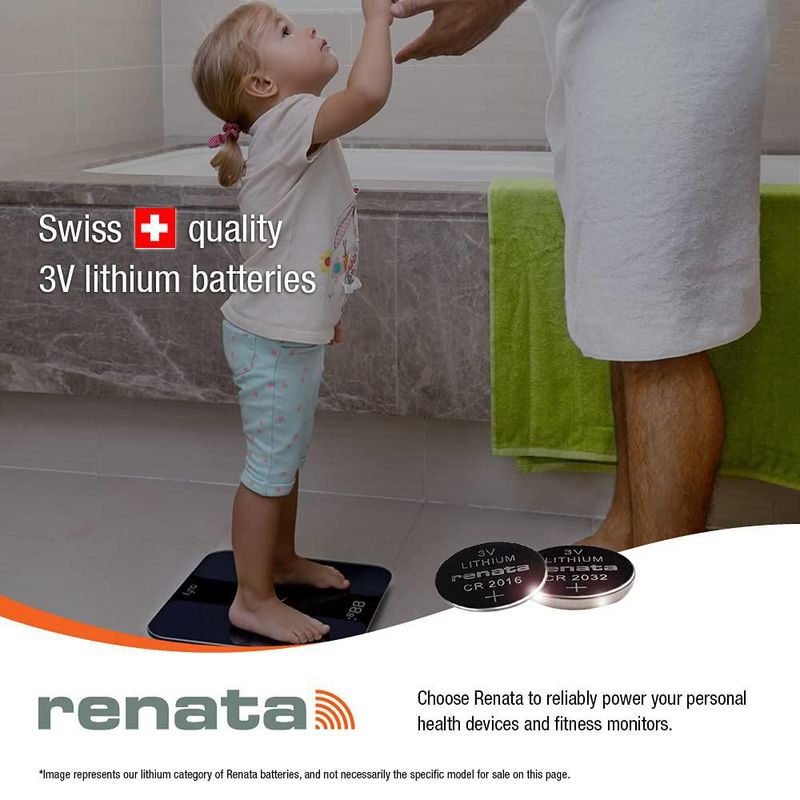 Batería de Litio Renata CR2430 3V Paquete de 5