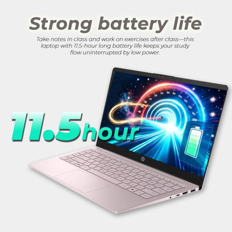 Laptop HP Ultrabook 14" 4GB RAM Intel N150 128GB SSD Win11
