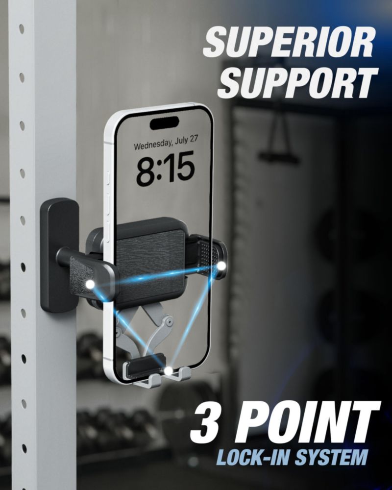 Soporte Magnético para Teléfono OEO con Abrazadera para Teléfonos de 4" a 7.1"