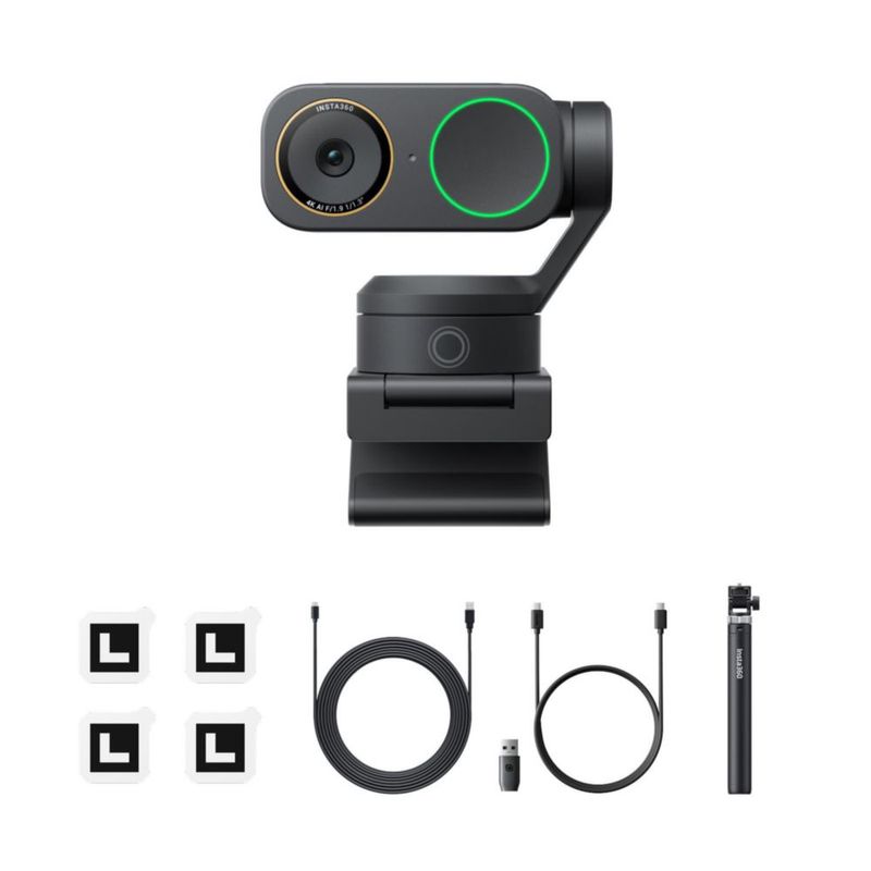 Webcam Insta360 Link 2 Pro 4K PTZ Seguimiento AI HDR