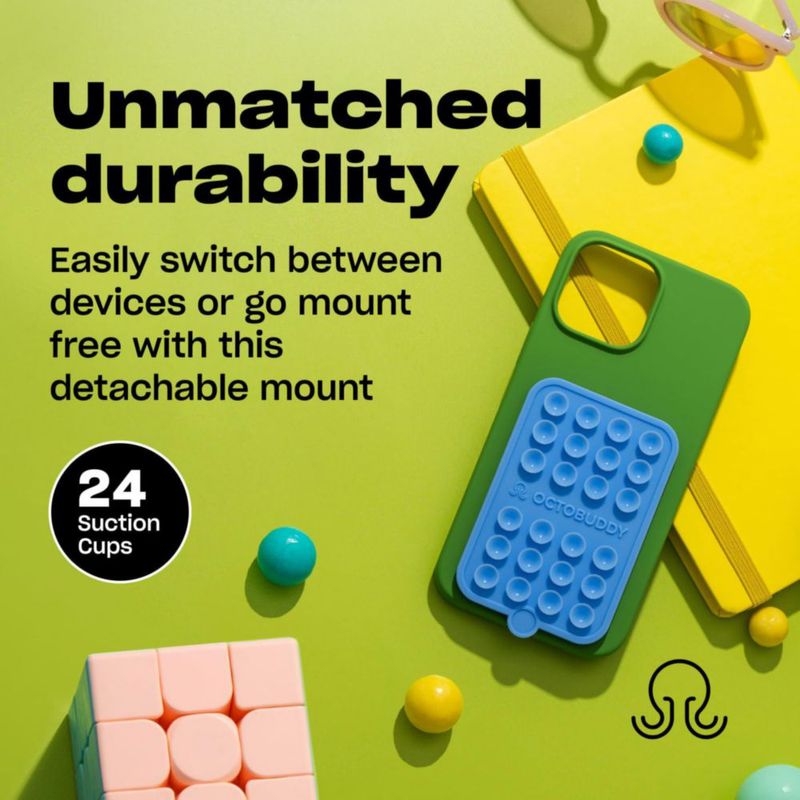 Funda para Celular OCTOBUDDY con Montura de Silicona Doble Cara Rosa Fucsia