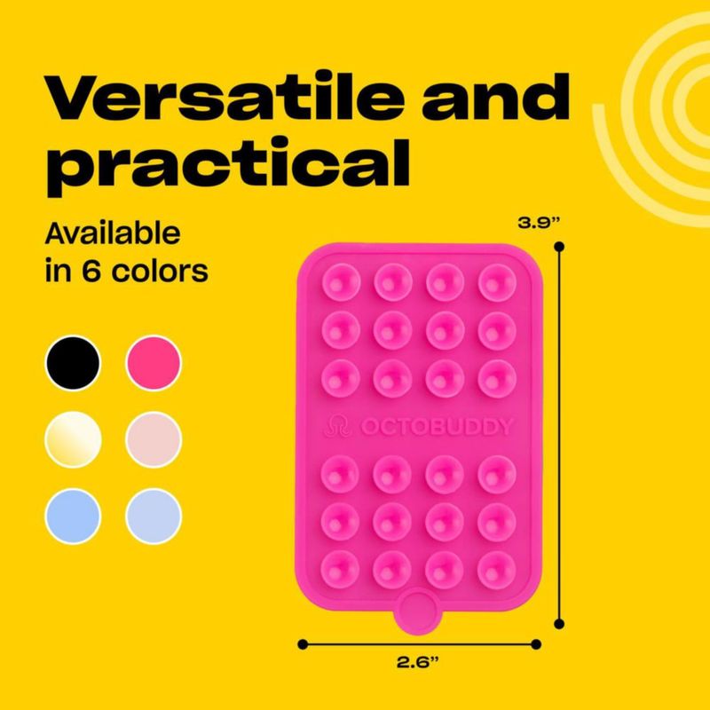 Funda para Celular OCTOBUDDY con Montura de Silicona Doble Cara Rosa Fucsia