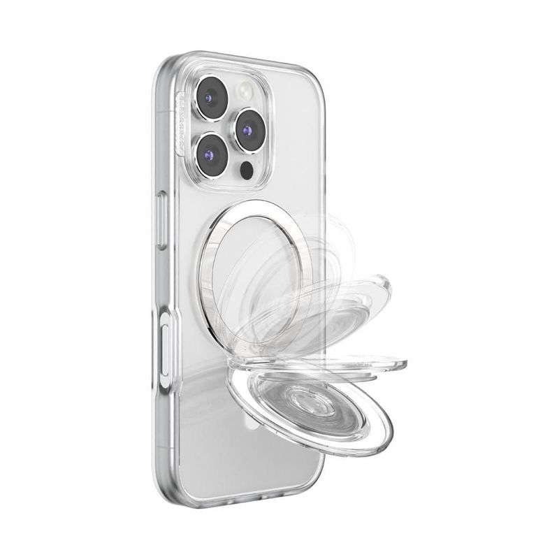 PopSockets Kick-Out Grip MagSafe Soporte Ajustable Transparente