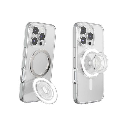 PopSockets Kick-Out Grip MagSafe Soporte Ajustable Transparente