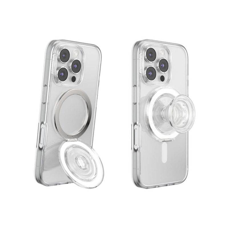 PopSockets Kick-Out Grip MagSafe Soporte Ajustable Transparente
