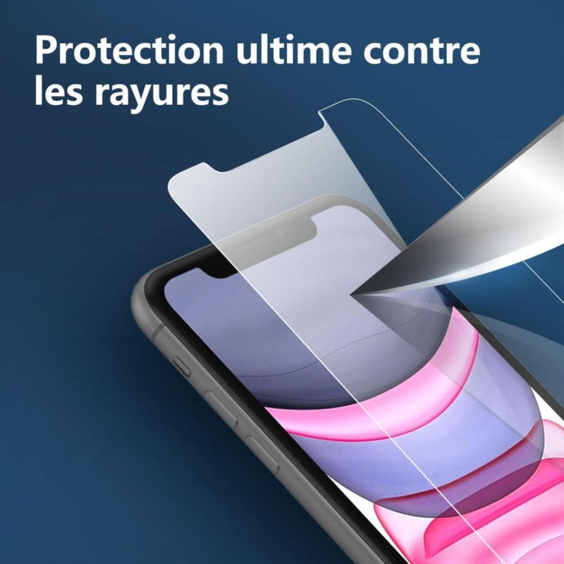Protector de Pantalla NEW'C para iPhone 11 XR 6.1" Vidrio Templado