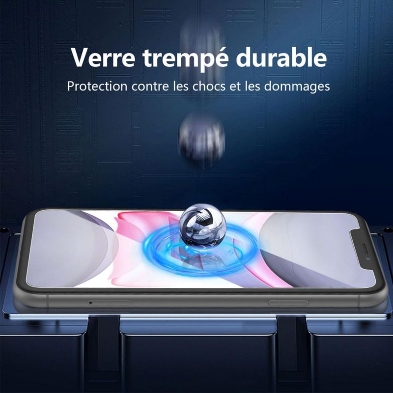 Protector de Pantalla NEW'C para iPhone 11 XR 6.1" Vidrio Templado