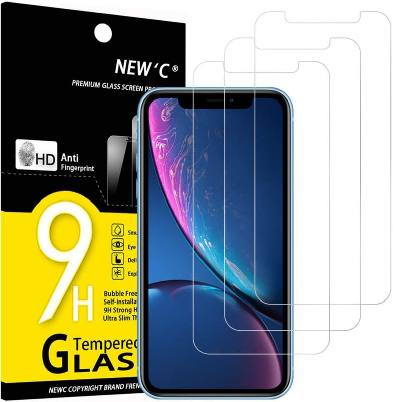Protector de Pantalla NEW'C para iPhone 11 XR 6.1" Vidrio Templado