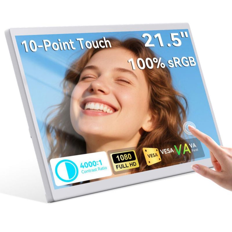Monitor táctil Prechen 215" 1080P 75Hz HDMI USB-C