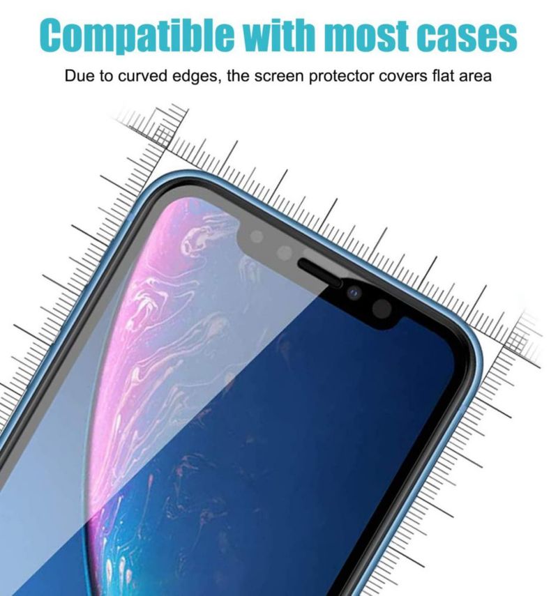 Protector de Pantalla PEHAEL iPhone 11 XR 6.1" Privacidad Paquete de 3
