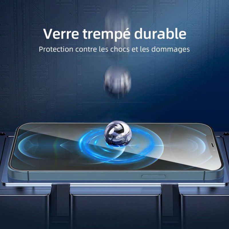 Protector de Pantalla NEW'C para iPhone 12 Pro Max 6.7" Paquete de 3