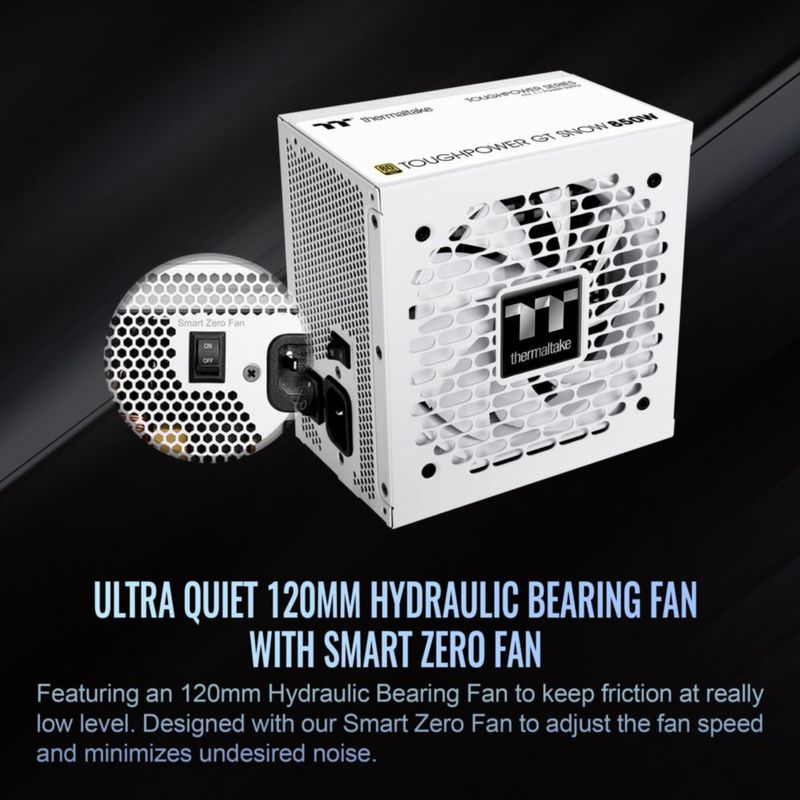 Fuente de alimentación Thermaltake Toughpower GT 850W Snow ATX 3.1