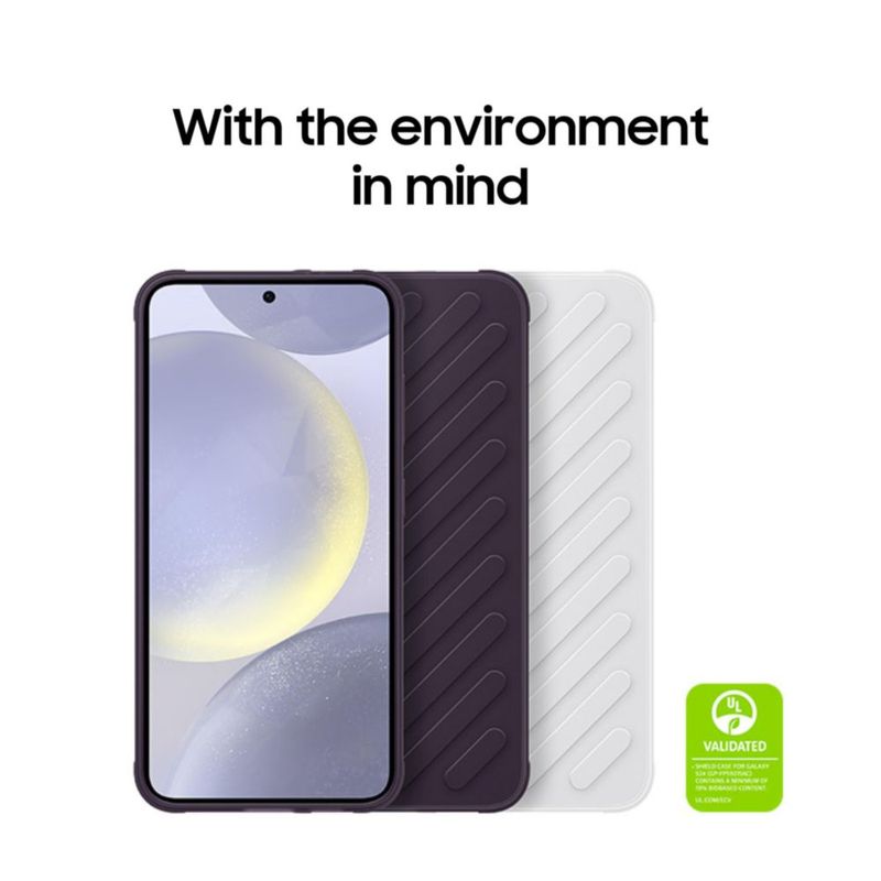Funda para teléfono Samsung Galaxy S24 Shield Rugged Light Grey