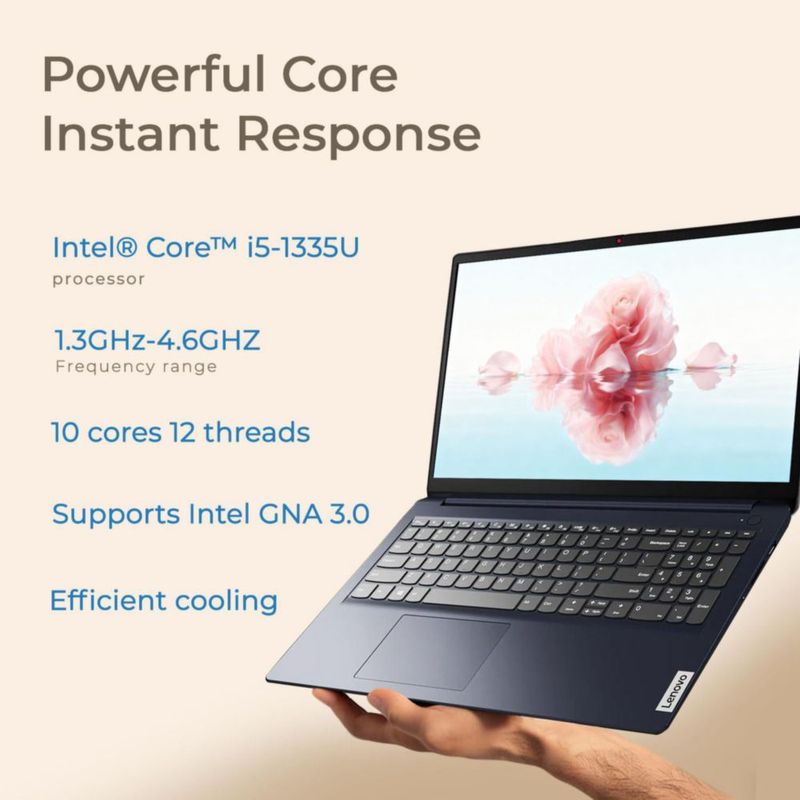 Laptop Lenovo IdeaPad 1i 15.6" FHD táctil i5 16GB 512GB SSD