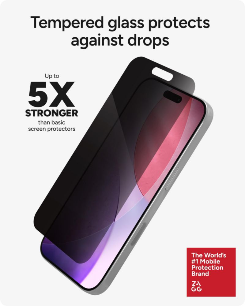 Protector de Pantalla ZAGG Privacy XTR para iPhone 17 Pro