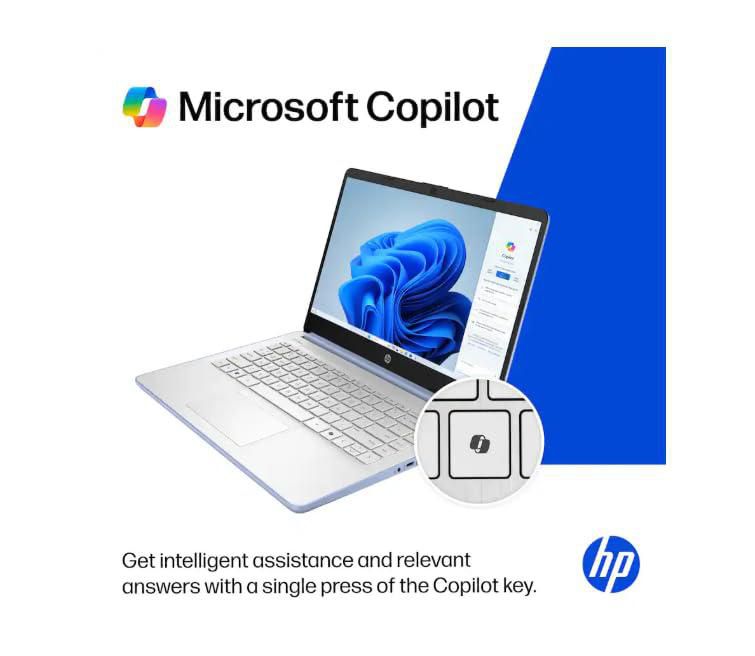 Laptop HP 14" Intel N150 4GB RAM 640GB Windows 11