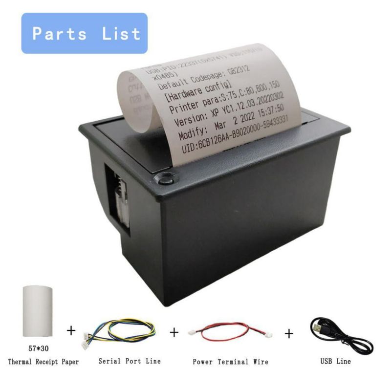 Impresora Térmica de Recibos Maikrt 58mm USB TTL Serial