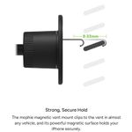 Soporte Magnético Portátil para Ventilación mophie para iPhone 16-12
