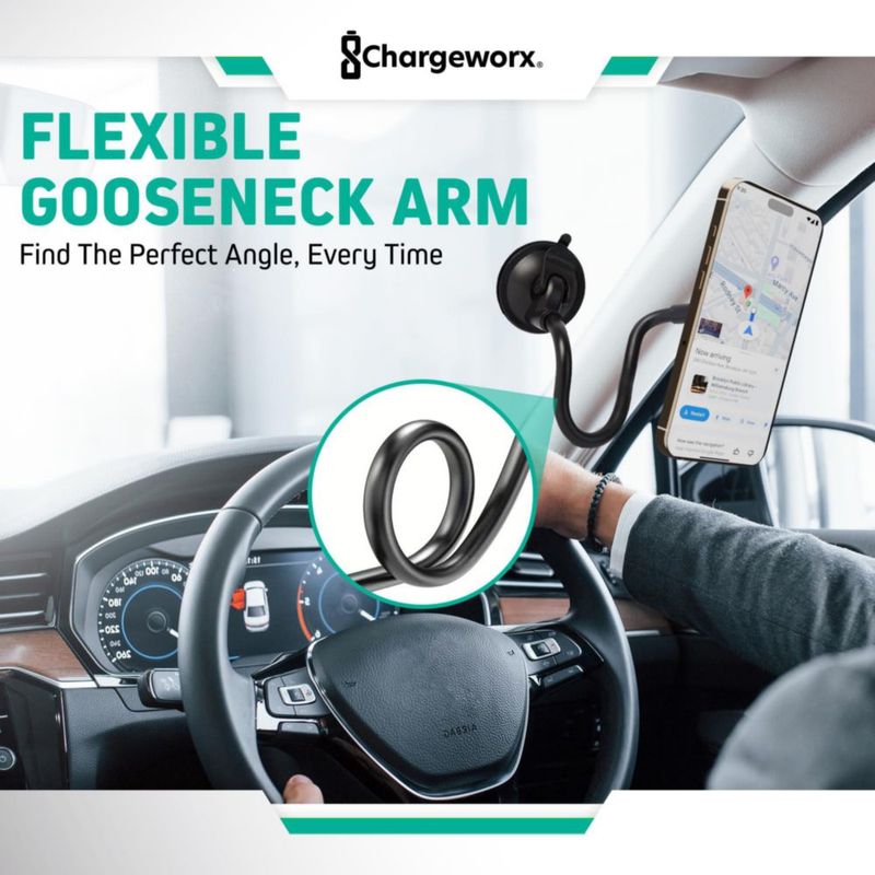 Soporte Magnético para Celular CHARGEWORX 36 cm para Auto