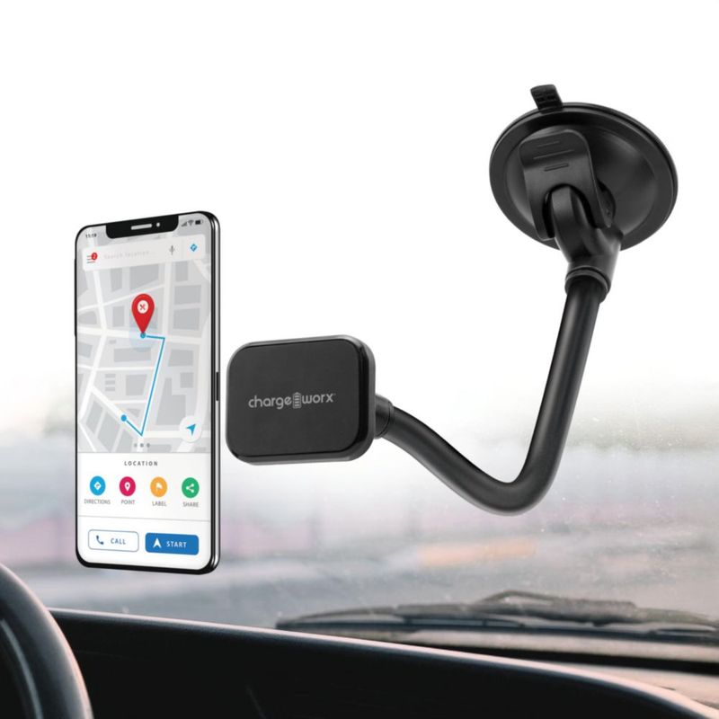Soporte Magnético para Celular CHARGEWORX 36 cm para Auto