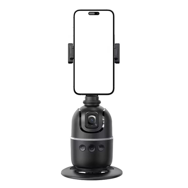 Soporte con Seguimiento Facial P03,Estabilizador Automático para Móvil,Ideal para Transmisiones en Vivo.NEGRO.HOGAWAY