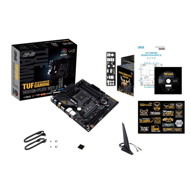 Placa madre ASUS TUF Gaming B550-PLUS WiFi II AMD AM4