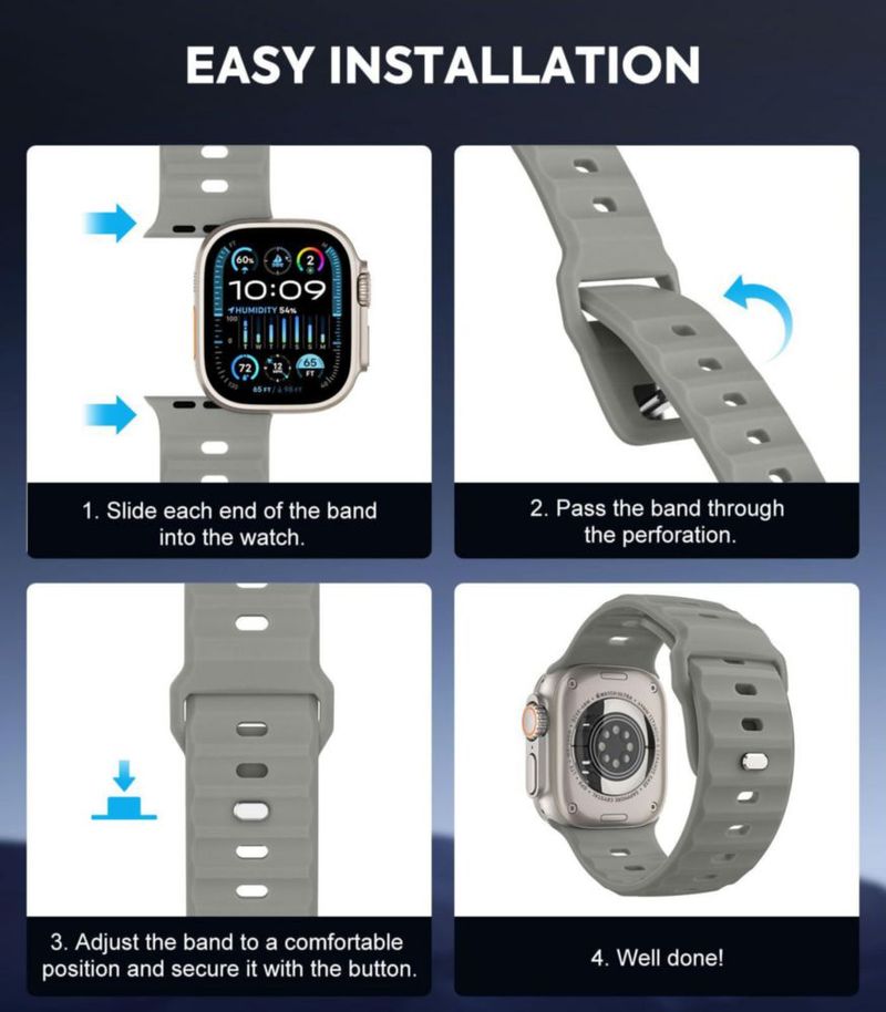 Correa de repuesto MoKo Ocean Band para Apple Watch Ultra 2