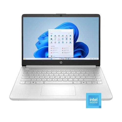 HP Laptop 14" HD Intel N150 4GB RAM 128GB UFS Natural Silver