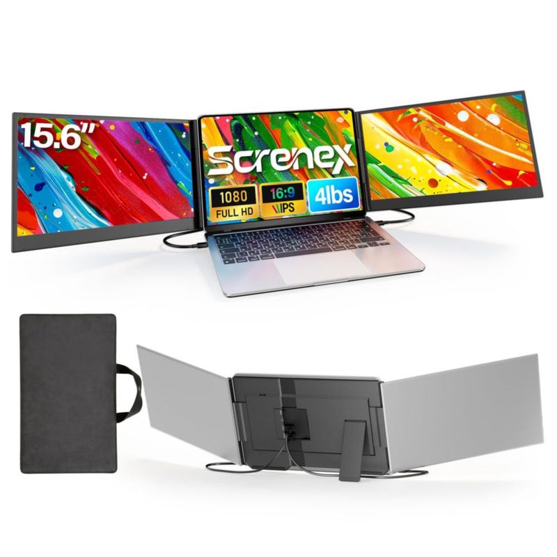 Monitor Screnex P7 15.6" Triple portátil FHD IPS