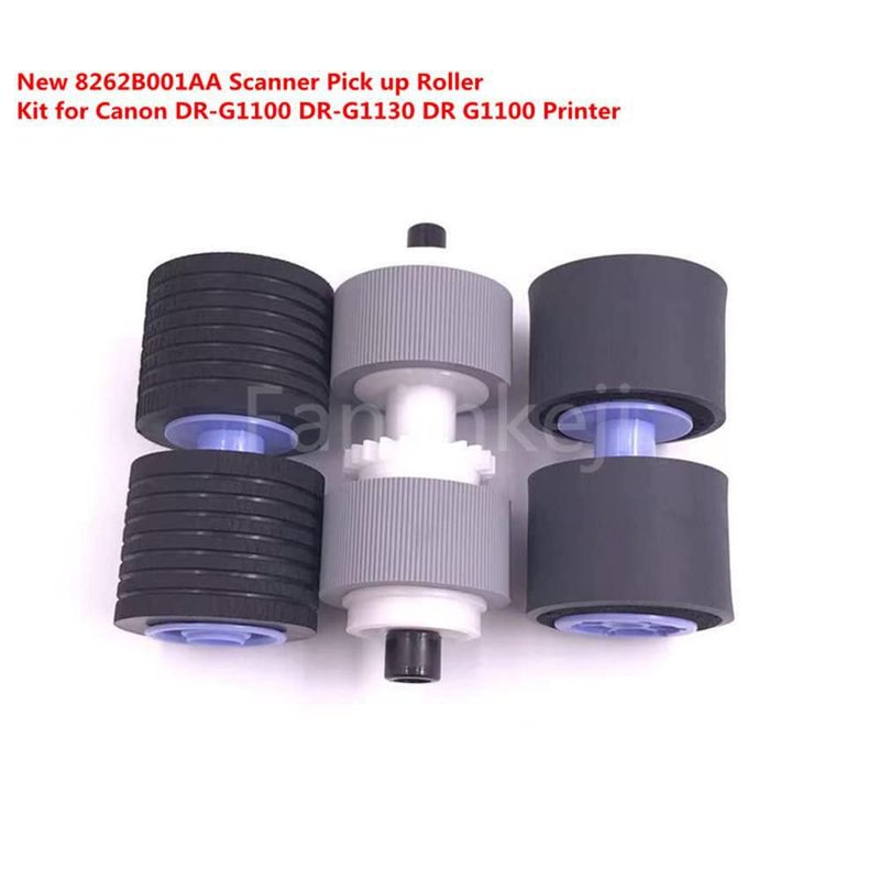 Kit de Rodillos de Recogida Fanjinkeji 8262B001AA para Escáner Canon
