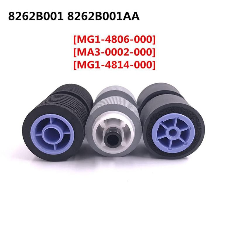 Kit de Rodillos de Recogida Fanjinkeji 8262B001AA para Escáner Canon