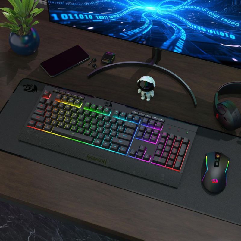 Teclado y ratón para juegos Redragon S151 PRO RGB 10000 DPI