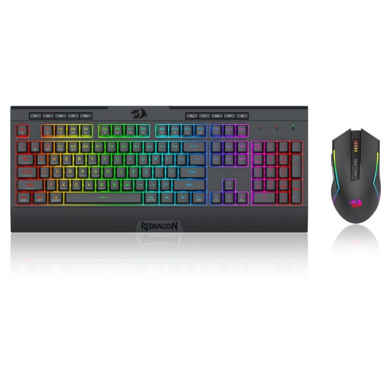 Teclado y ratón para juegos Redragon S151 PRO RGB 10000 DPI